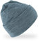 fiebig Kopli Beanie Sustainable | Umschlagmütze aus recyceltem Polyester & Acryl | Unisex One Size Strickmütze (Jeansblau)