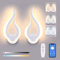Lightess 2PCS Smart LED Wandleuchte Dimmbar mit Fernbedienung 2.4G Dimmbare Wandlampe Innen 2700K-6500K Wandlicht Up Down Beleuchtung für Kinderzimmer Wohnzimmer Schlafzimmer Flur Treppenhaus usw