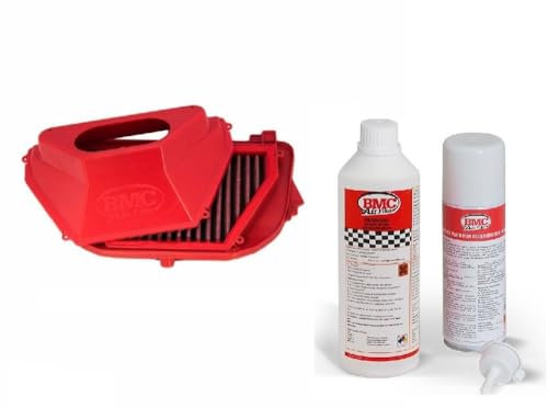 BMC - Filtro dell'aria racing + pulitore per Yamaha YZF-R6 RJ15 anno di costruzione 2010-2016