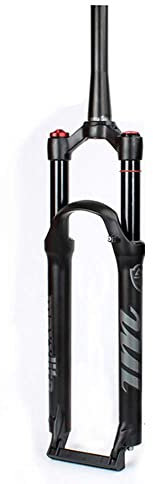 splumzer MTB Forcella 26 27.5 29 Pollici MTB Forcella Ammortizzata Corsa 120mm, 1-1/8 Tubo Dritto/Tubo Conico Forcelle Mountain Bike (Blocco Manuale Conico, 26 Pollici)