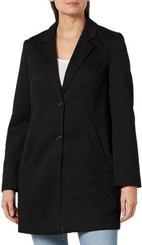 Vero Moda Women's VMVERODONACALLIE Coat GA BOOS Mantel, Black, M