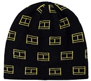 Tommy Hilfiger Jungen Wendbare Mütze für kaltes Wetter Winter-Hut, Blau, 8-16