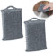 Esponja exfoliante | 2 piezas para colgarScrubbers Lavado,Estropajo doméstico para baño de cocina, fregadores de plato de fibra de bambú para ollas ollas Delr