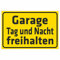 Indigos UG Aufkleber Garage Tag und Nacht freihalten 200x150 mm Hotel, Firma, Schutz, Kita, Arzt, Praxis, Wohnung Sicherheit Warnung