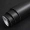 Warmiehomy Self Adhesive Wallpaper 60cm x 10m Matte Peel and Stick Wallpaper Vinyl Wrap Contact Paper Black Sticky Back Plastic Roll for Living Room Kitchen Cabinet Furniture Stickers