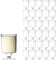 Table'Colors 50 Verres à Vin Plastique Reutilisable 17cl - A Pied pour Apéritif - Idéal pour Mariage - Anniversaire - Fabriqué en France - Base Stable - Facile à Tenir - Transparent