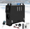 PRIJESSE 8KW Diesel Lufterhitzer, 12V Standhezung Diesel, Luft Dieselheizung, Air Diesel Heizung mit Schalldämpfer&LCD Schalter, Standheizung für Auto RV Boote LKW Wohnmobil Bus (Type1 Schwarz)