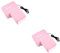 FRCOLOR 2pcs Big Enter Key Travel Toys Stuffed Animals Desk Pillow for Arms Creative Nap Pillow Men Desktop Gadgets Lapton Computer Lap Desk Man Decompressor Pink Cloth Laptop