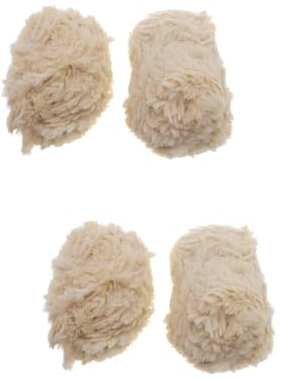 Operitacx 4pièces Fil Faux Fur Épais Laine Imitation Pour Tricot Et Laine Éléphant Par Pelote