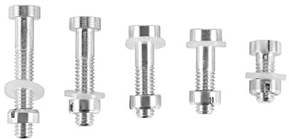 5-teiliges M2,5-Schrauben-Set, Bolzenmuttern, Unterlegscheiben, Plattenspieler, Headshell, Stylus, Montagematerial, Vinyl, LP Plattenspieler