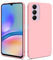 HSP Coque pour Samsung Galaxy A05s [Anti-poussière] étui de Protection en Silicone TPU Premium | Résistant aux Chocs | Protecteur d'écran et de caméra | Housse Ajustement Parfait Mat | Rose