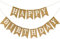 G2PLUS Happy Birthday Bandierine Juta,Bandiera Coda Rondine,Festoni Compleanno,Striscione Buon Compleanno per Feste di Compleanno Partito All'Apert