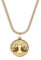 UNSHINEBAR Tree of Life Lebensbaum Kette mit Anhänger für Herren und Damen - Streetwear Halskette mit Baum des Lebens Anhänger in Gold - Wasserfeste Kette - 50-55cm Länge verstellbar