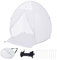 VEVOR Booth DIY Spray Painting, Polyester, White, 152,4 x 152,4 x 177,8 cm