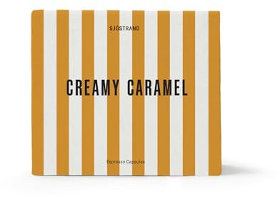 Sjöstrand Lot de 10 capsules de café expresso caramel bio compatibles avec Nespresso Compostable Commerce équitable