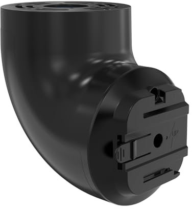 Holicfun Eave Mount for Blink Outdoor 4 Floodlight Camera and Blink Wired Floodlight Camera, 90-Degree Angle Adjustment, Black