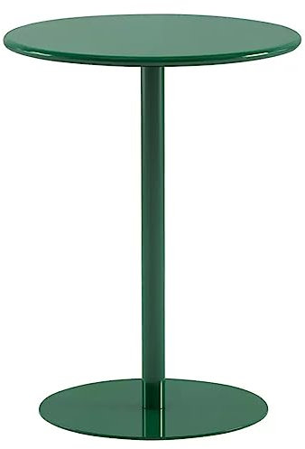 Moderner Kneipentisch aus Metall mit runder Platte für Wohnzimmer, Küche, Outdoor, Innenbereich, Bistro, Grün, 40,5 x 72 cm Größe