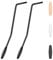 2 Stück Tremolo Arm, 5mm & 6mm Single Metal Whammy Bar, Tremolo Bar mit 6 Tips Tremolo, Tremolo Hebel, Bridge Tremolo Bar für E-Gitarren Tremolo System