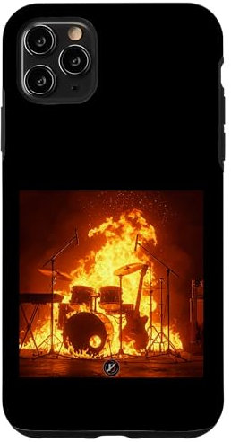 Batterie en flammes Coque pour iPhone 11 Pro Max