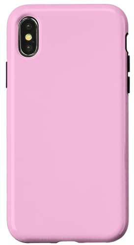 Rose pâle Coque pour iPhone X/XS