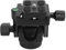 Rankomu Testa inclinabile monopiede, testa treppiede in lega di alluminio con piastra a sgancio rapido per fotografia di birdwatching, compatibile con monopiede e treppiede, design leggero