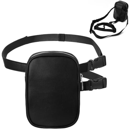 Zuxbolf Beintasche wasserdicht für Motorrad Abnehmbare Oberschenkeltasche Damen Klein Beingurt Tasche mit 3 Fächern Kompakte Gürteltasche Hüfttasche für Sport Laufen & Reisen