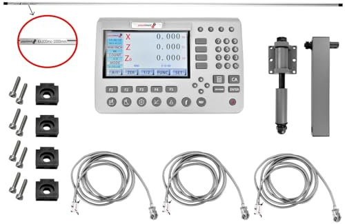 PAULIMOT 4-Achsen Magnetband-Messsystem-Set mit LCD-Bildschirm für PM2700