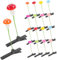 TOPPERFUN 30 Pièces Barrette Kawaii pour Accessoires Cheveux Forme de Champignon pour Fêtes et Événements