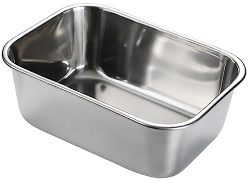 SOLUSTRE Stainless Steel Food Plate for Camping BBQ and Outdoor Use Snack Fruit Storage Tray Easy to Clean Compact Design