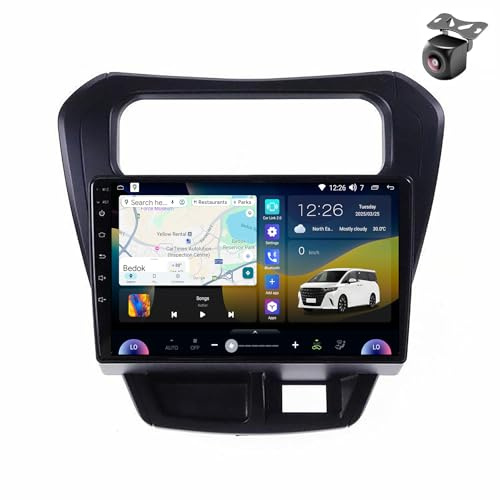 Android 14 Autoradio für Suzuki Maruti Alto 800 2014 2015-2020 GPS Navigation 9 Zoll Kapazitiver Touchscreen Auto Stereo Mit Multimedia-Player Car Radio Carplay Android Auto (M600S 8core 6+128G)