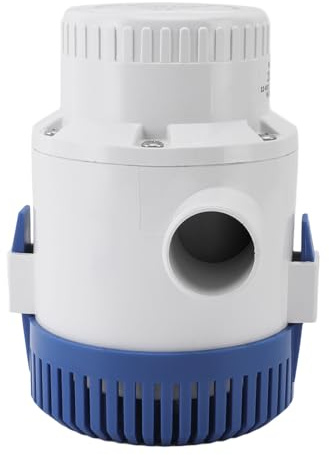 SUNGOOYUE 3700GPH Boot Marine Sanitär Elektrische Bilgenpumpe Schlagfester, Geräuscharmer Überhitzungsschutz für Boot-Wohnmobile (12V)