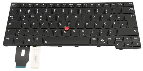 Lenovo 5N21M38544 Original Tastatur DE (deutsch) schwarz | mit Backlight und Mouse-Stick für ThinkPad P14s Gen 6 (21RV), (21QL)