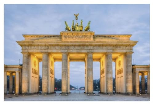 Brandenburger Tor Berlin，Papier Puzzle 1000 Stück Adult Toys Dekompressionsspiel（50x70cm）-AG30