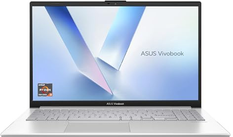 ASUS Vivobook 15 E1504FA Laptop | 15.6 Inch Full HD Screen | AMD Ryzen 3-7320U | 8GB RAM | 512GB SSD | Windows 11 (Renewed)