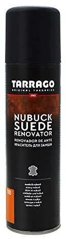 Tarrago Nubuck Suede Renovator 250 ml | Spray Impermeabilizante | Renovador para Zapatos, Bolsos, Textil, Ante y Nubuck | Waterproof - Agua y Lluvia ((103) Naranja Pálido)