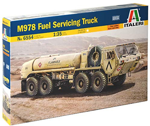 Italeri ITA6554 1:35 M978 FUEL SERV TRUCK american Model kit, Unpainted, Mittel, Nicht Bemalt
