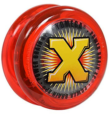 Yomega Power Brain XP yoyo - yoyo Professionale reattivo con Smart Switch Che Consente ai Giocatori di Scegliere tra Stili di Gioco a Ritorno Automatico e manuali (Rosso)