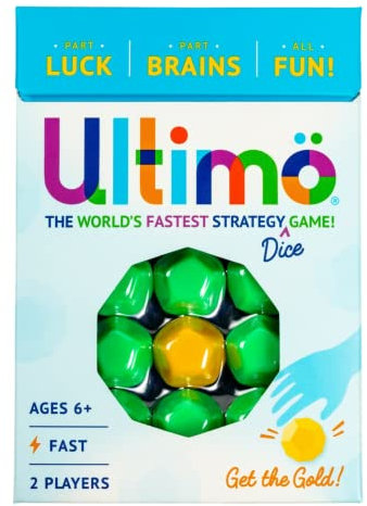 MÖBI Würfelspiel Puzzle - Ultimo Strategie Spiel Ab 8 Jahre & Aufwärts Mit 15 Würfeln - Bequemes, Kompetitives Spiele Für 2 Personen Games