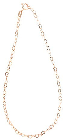 Heart Themed Sterling Silver Anklet/Ankle Bracelet/Ankle Chain - 925 Sterling Silver - Adjustable 9 to 10 Inch / 9.5 to 10.5 Inch / 11 to 12 Inch / 9.5 Inch / 9.75 Inch / 10.5 Inch / 11.5 Inch / 12.5 Inch