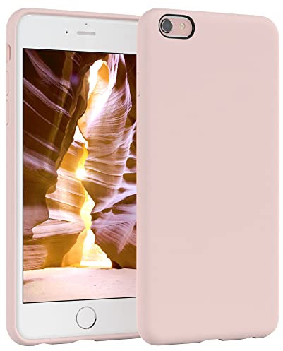 EAZY CASE Coque en Silicone Premium pour téléphone Portable Compatible avec iPhone 6 / 6S, slimcover avec Protection pour Appareil Photo et Doublure intérieure, étui, Rose Ancien