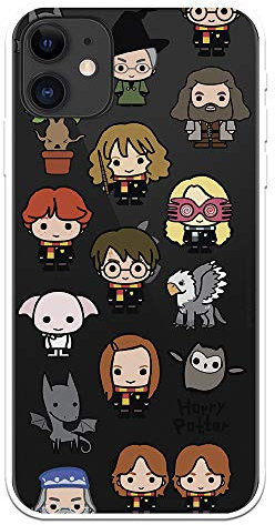 Harry Potter Mini-Schutzhülle für iPhone 12 Mini, offizielle Harry Potter-Figuren zum Schutz Ihres Handys, flexibles Silikon, offizielles Lizenzprodukt von Harry Potter.