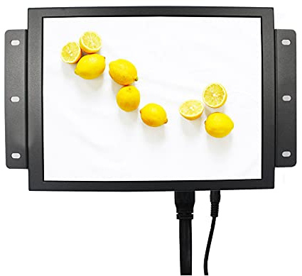 VSDISPLAY Monitor LCD portátil VS104ZJ01 de 10.4 Pulgadas, 800 x 600, Pantalla Extra con Entrada HD-MI DVI VGA, Altavoces duales Integrados