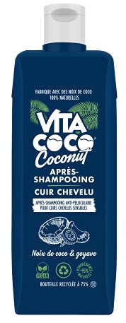 Vita Coco Vita Coco Anti-Schuppen-Shampoo (400 ml) gegen Juckreiz der trockenen Kopfhaut • Conditioner mit Kokosnuss und Guave • ohne Silikon und ohne Farbstoffe