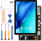 Ricambio per MediaPad M5 Lite 10 BAH2-W19 BAH2-L09 Display LCD Touch Screen Digitizer Assembly Full Glass Panel Riparazione con Kit Strumenti (Nero)
