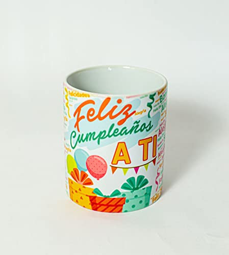 Taza - Feliz cumpleaños a ti - regalo original para tus amigos o familia