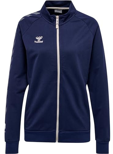 hummel Damen Hmlmove Grid Cot. Women's Zip jacket, MARINE, S EU