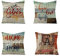 4er Set Dekorativ Kissenbezug Kissenhülle Holztafel Buchstaben B Leinen Atmungsaktiv Kissenhülle Auto Sofa Dekokissen Sofakissen Bezug Auto Home Bed Büro Garten Dekor kissenbezüge 31x31inch/80x80cm