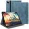 HOLIMET Custodia per iPad Pro 12.9 2022 6 Generazione, 2022/2021/2020/2018 (6a/5a/4a/3a Gen) Smart Cover con Pencil Holder per Pencil 2, Auto Svegliati/Sonno Case per iPad Pro 12.9 Pollici (Blu)