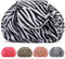 Lazy Drawstring Makeup Bags, Large Capacity Waterproof Travel Portable Cosmetic Bag Pouch Makeup Pouch Storage Organiser for Women Girl (Zebra)