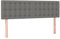vidaXL Kopfteil 2 STK., Bettkopfteil mit Holzbeinen, Höhenverstellbar Polsterkopfteil für Bett, Betthaupt Bettzubehör Schlafzimmer, Dunkelgrau 72x5x78/88cm Stoff